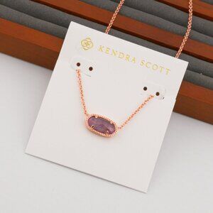 Kendra Scott Purple Crystal Necklace
